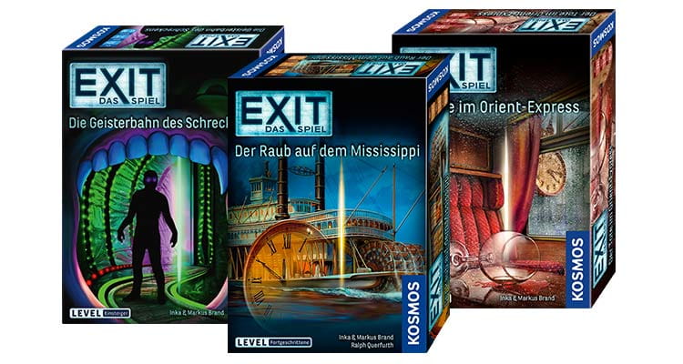 Auswahl der Reihe Exit - Das Spiel